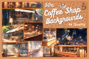 Coffee Twitch Zoom background Virtual Background