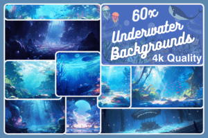 Underwater Background Digital Background