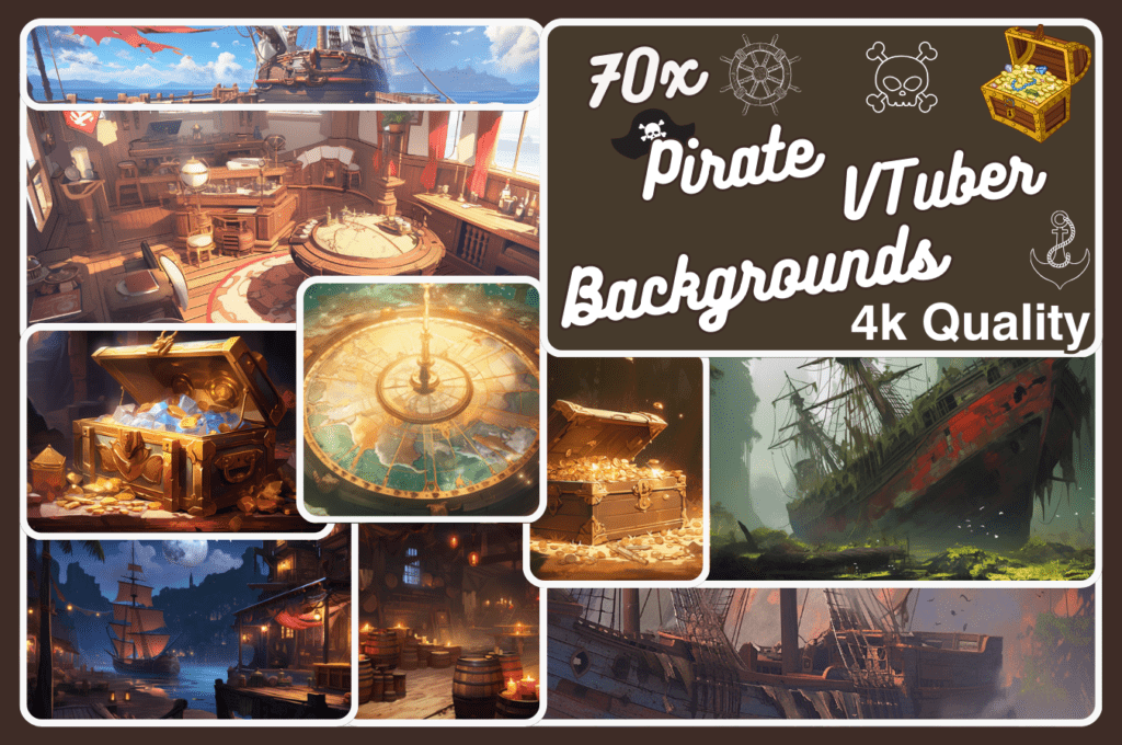 Pirate Background Stream Background