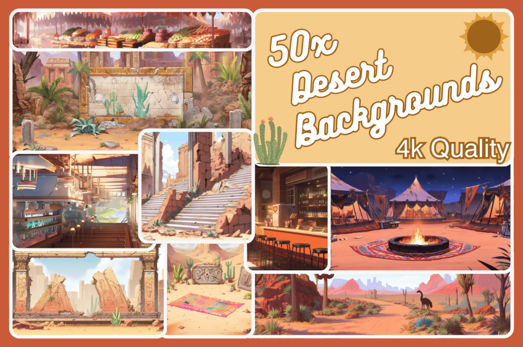 Desert Background Zoom Background