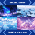 Magical Winter Animated Background