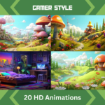 Animated Gaming Digital Background