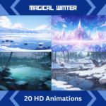 Magical Winter Animated Background