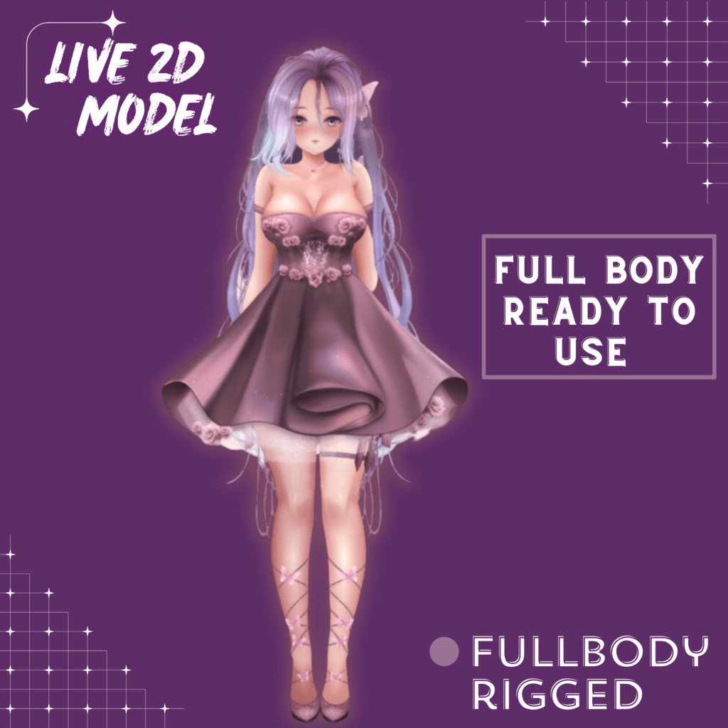 Butterfly live2d vtuber model