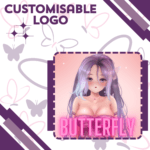 Butterfly live2d vtuber model