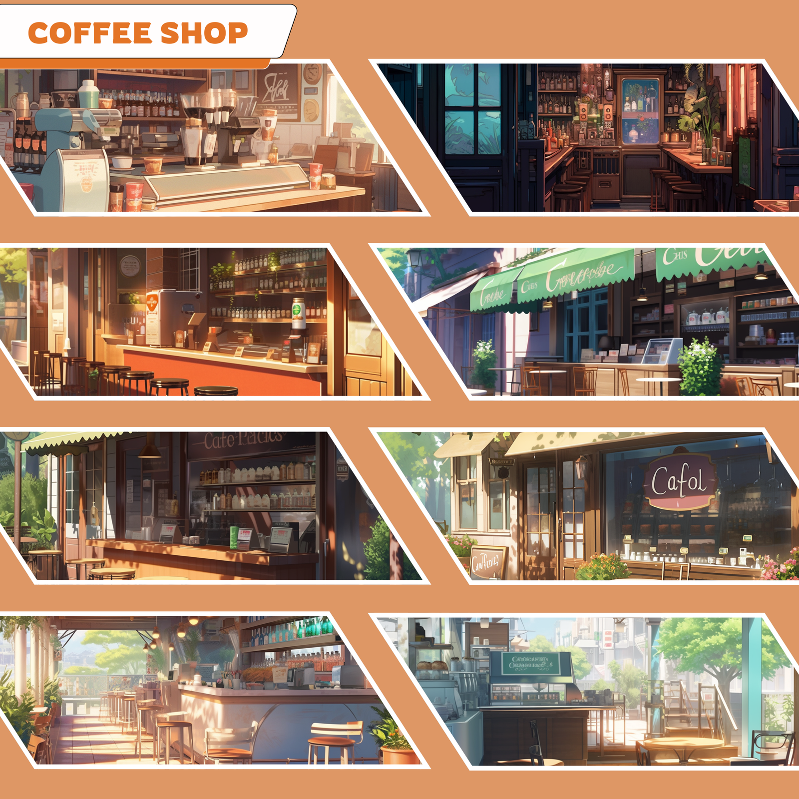 Coffee Twitch Zoom background Virtual Background