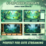 Jungle Twitch overlay stream package