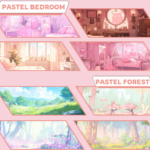 Pastel Background Vtuber background