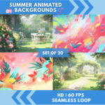 Summer Chair Animation Background