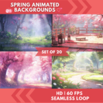 Spring Gaming Chair Animations Background