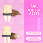 2dLive Fluffy vtuber tails