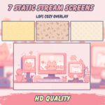 retro overlay stream package twitch overlay