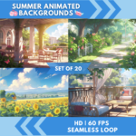 Summer Chair Animation Background