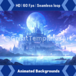 Magical Winter Animated Background