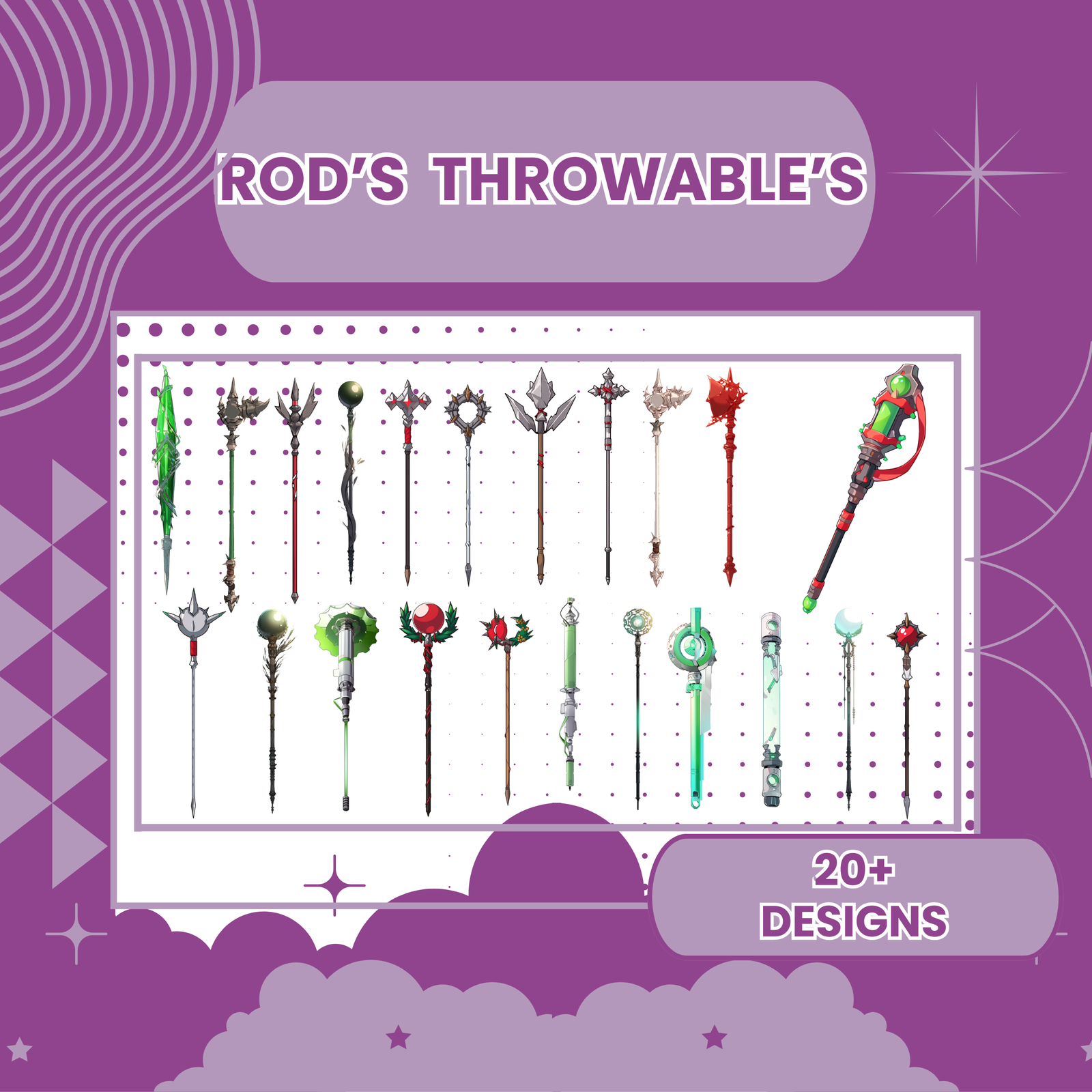 Rod Throwable Stream asset