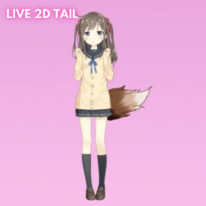 2dLive Fluffy vtuber tails