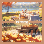 Aesthetic Fall Twitch Background