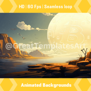 Animated Crypto Stream Background
