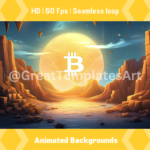 Animated Crypto Stream Background