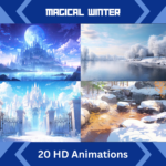 Magical Winter Animated Background