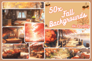 Aesthetic Fall Twitch Background