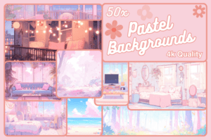Pastel Background Vtuber background