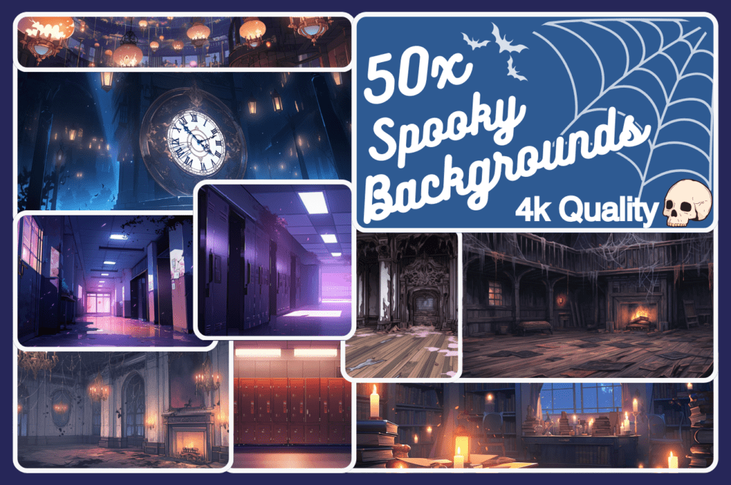 Spooky background Halloween background