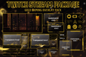 golden Gaming Stream Overlay