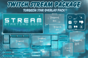 Animated Star Stream Overlay