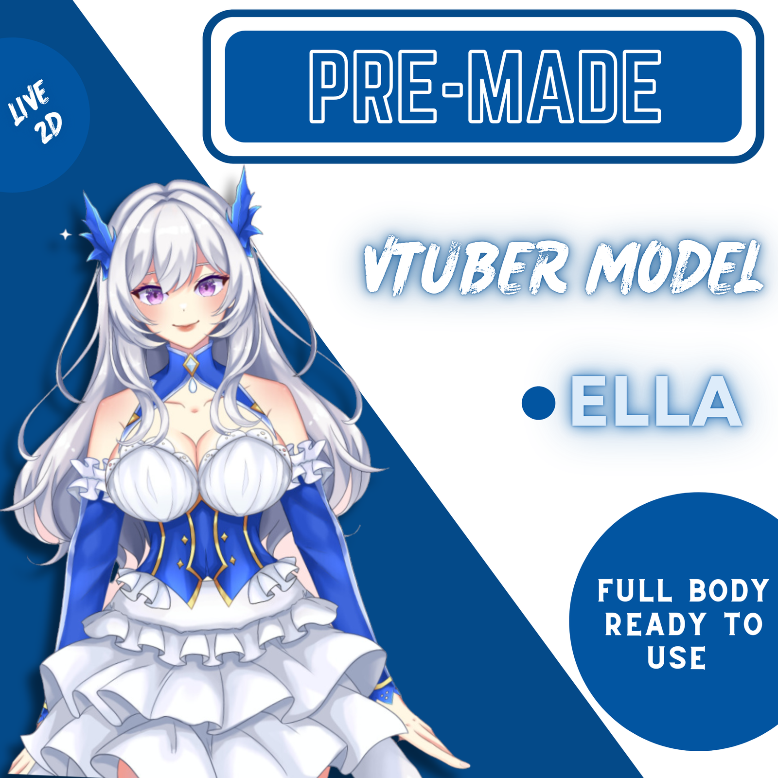 live2d Rigged Vtuber Model