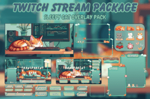 Sleep Cat Cute Overlay