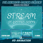 Animated Star Stream Overlay