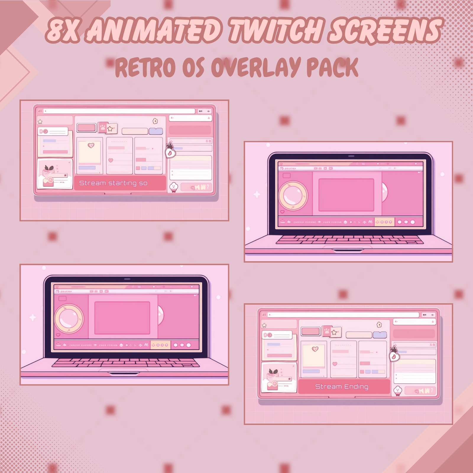 Lofi Animated Twitch Overlay