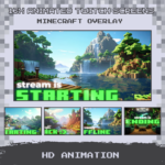 Twitch Stream Gaming Overlay