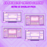 Aesthetic Animated Twitch Overlay