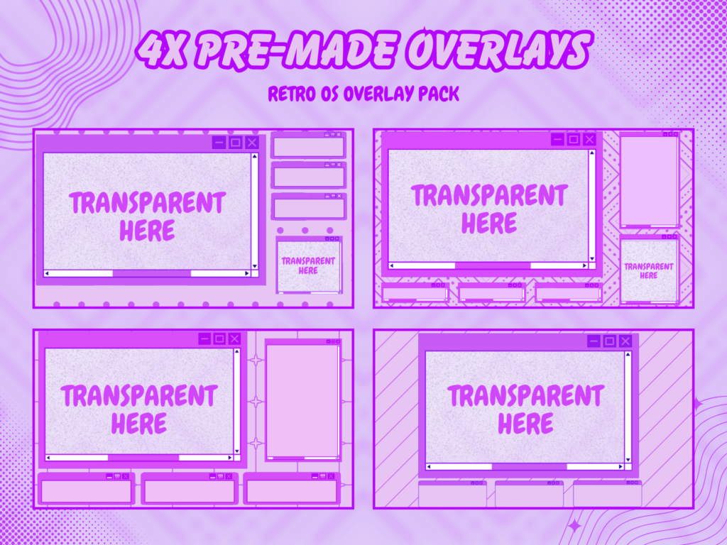 Aesthetic Animated Twitch Overlay