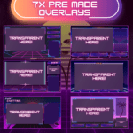 Synth-Wave Animated stream package