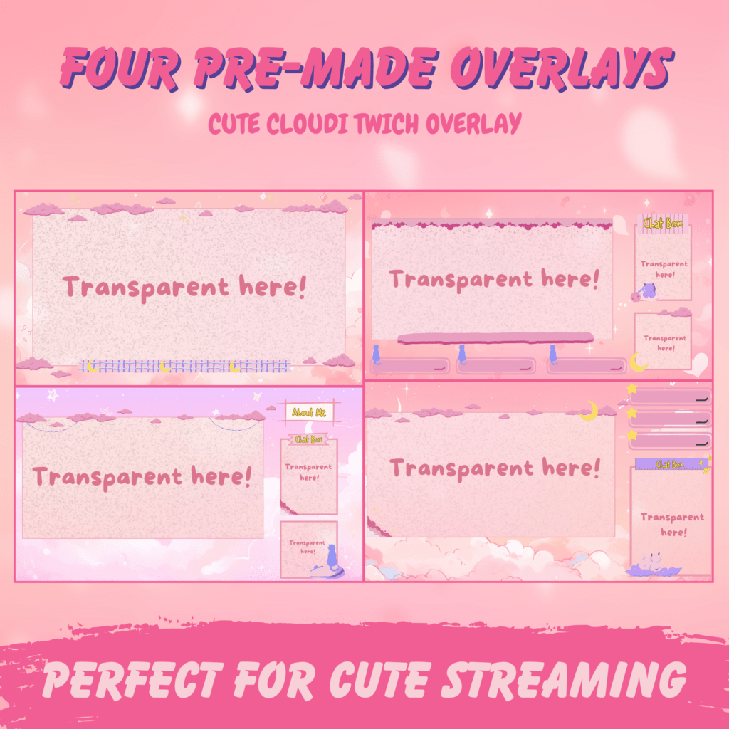 Lofi Animated Streaming Overlay