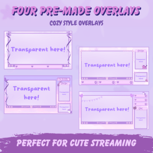 Cozy Purple Stream Overlay