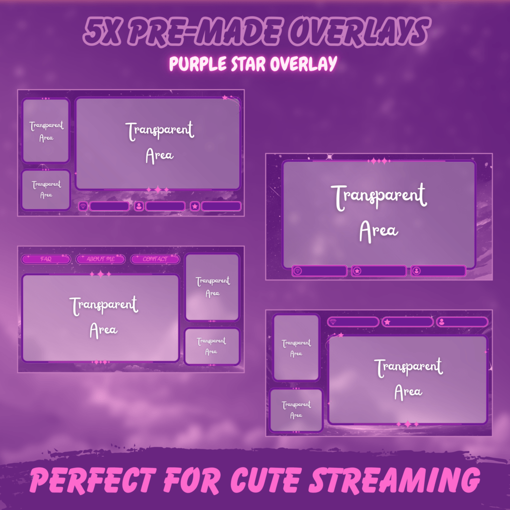 Lofi Star Animated Overlay