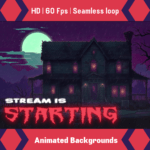 Pixelart Animated streaming screens