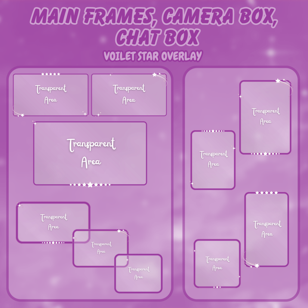 Animated Purple Twitch Overlay