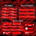 Red Gaming Twitch Overlay