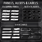 Streamer Overlay Gaming Package