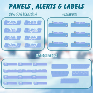 Winter Stream Twitch Overlay