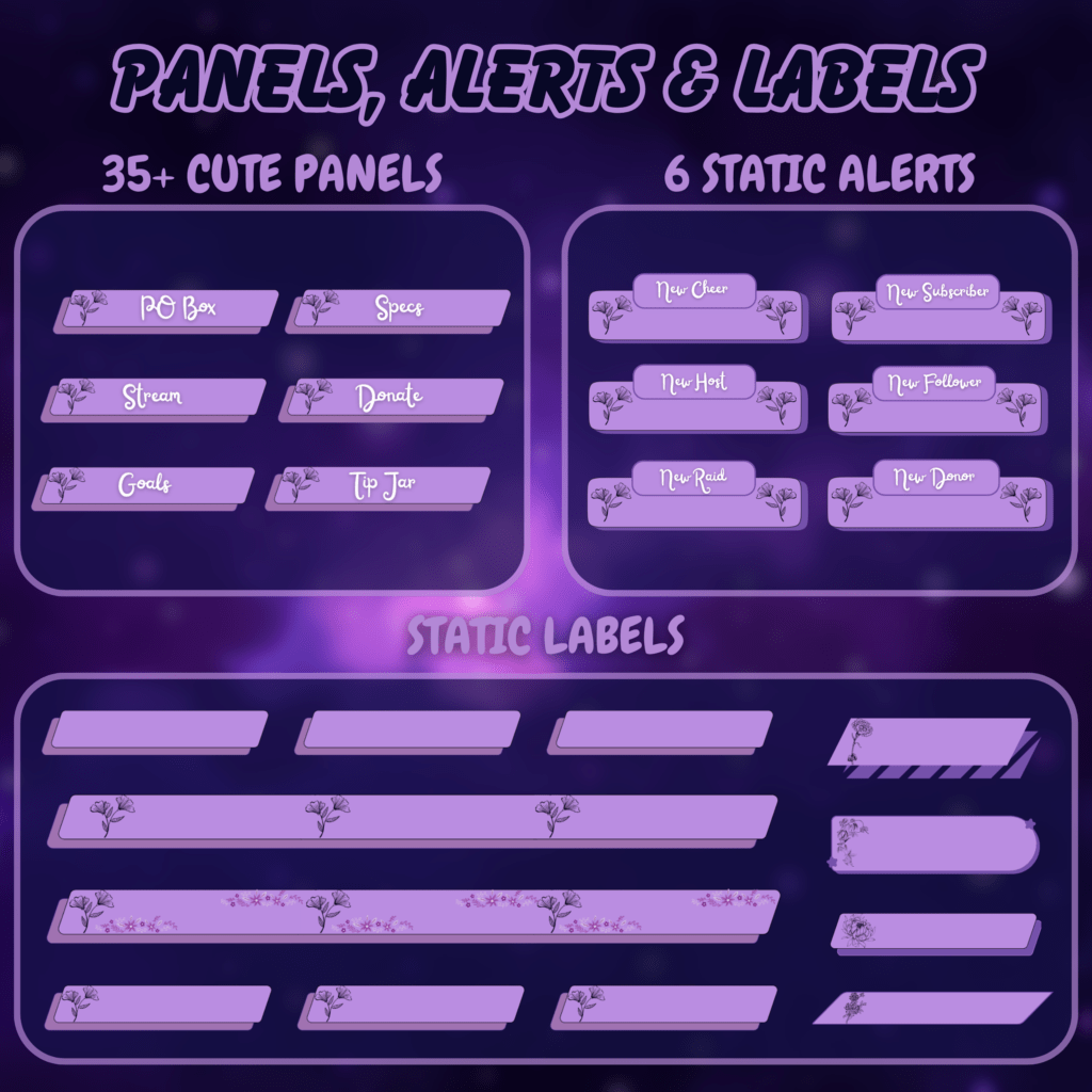 MidNight Animated Stream Overlay