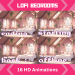 Cute Twitch Animated Bedrooms