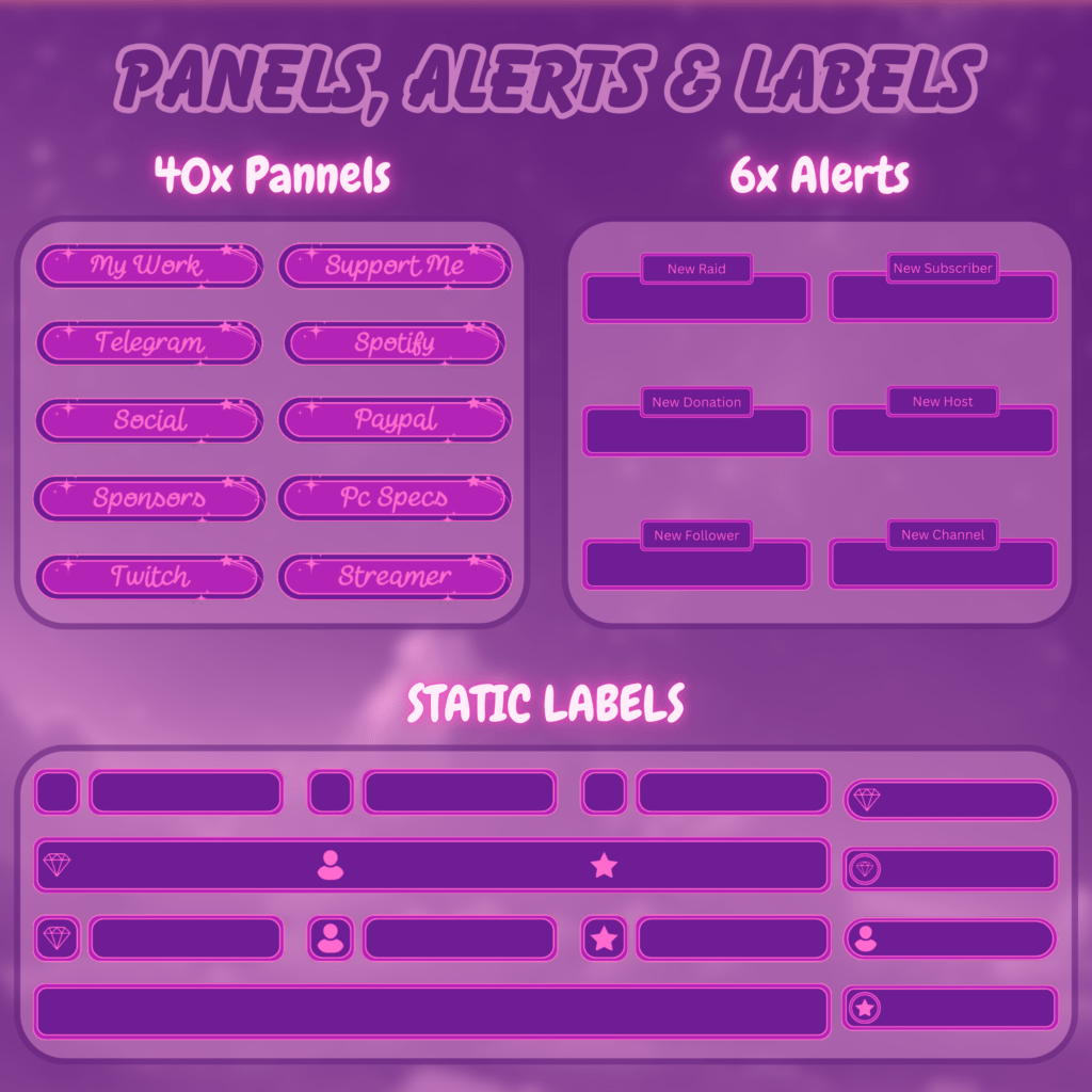 Lofi Star Animated Overlay