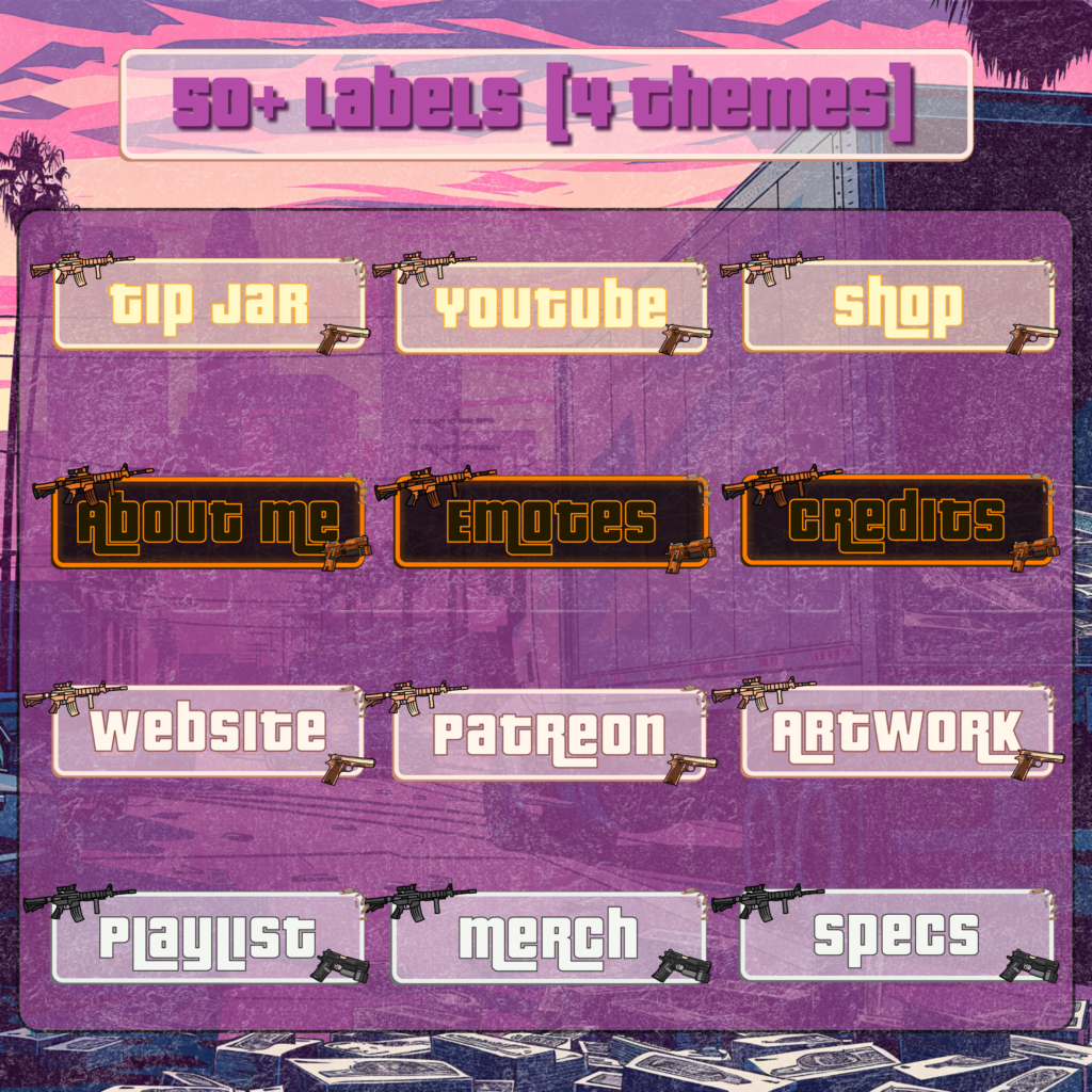 Gaming Streamers Twitch Overlay