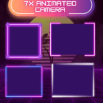 Synth-Wave Animated stream package